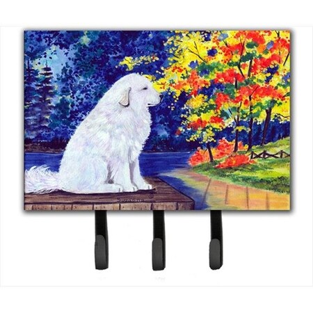 Carolines Treasures Carolines Treasures SS8240TH68 Great Pyrenees Leash Holder Or Key Hook SS8240TH68